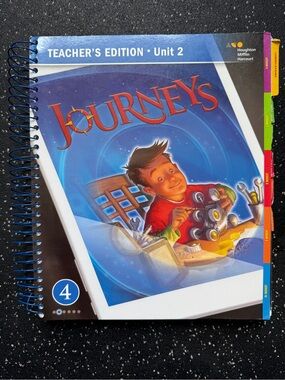 Journeys Teacher's Edition Unit 2 Spiral Workbook - Blue